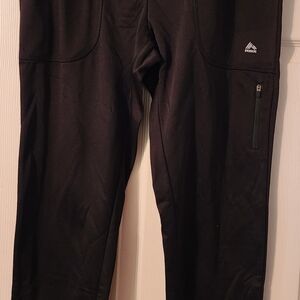 RBX Black Sweatpants with Elastic Waistband
